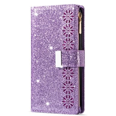 For Samsung Galaxy S25+ Etui Stjernehimmel Gravert Lommebokdeksel