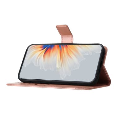 Til Samsung Galaxy A16 5G/A16 4G Deksel med Kortspor og Mandalay Mønster - Rose Gold