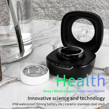 Multifunksjonell Smart Ring Health Tracker Søvnpuls Blodoksygenovervåking 16 #
