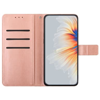 Til Samsung Galaxy A16 5G/A16 4G Deksel med Kortspor og Mandalay Mønster - Rose Gold