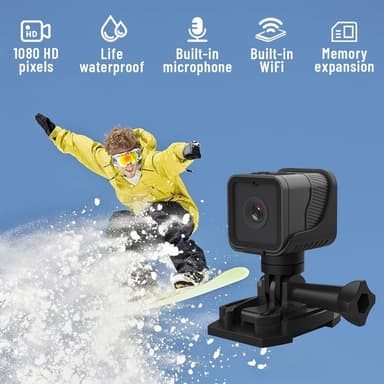 1080P HD vanntett utendørs sportssykkelkamera WiFi videoopptakerkamera