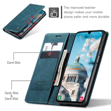 CASEME Lommebok-deksel Samsung Galaxy A16 - Blå