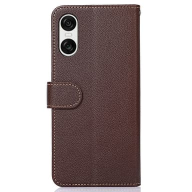 KHAZNEH Sony Xperia 10 VI Lommebok-deksel Brun/Blå