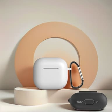 For AirPods 4 5 stk Tilbehør Veske Oppbevaringsboks Halsstropp Hodetelefonholder Nøkkelring
