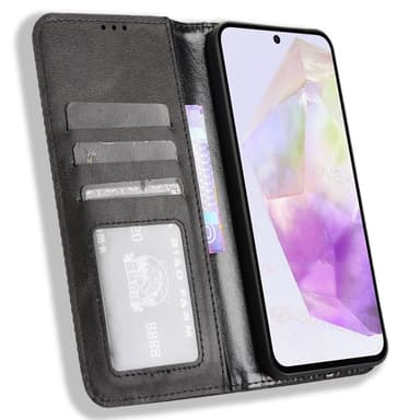 Til Samsung Galaxy A56 5G Lommebok-deksel - Svart