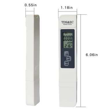 3-i-1 detektortest for vannkvalitet LCD TDS EC TEMP testpennetemperatur