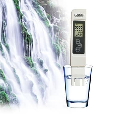 3-i-1 detektortest for vannkvalitet LCD TDS EC TEMP testpennetemperatur