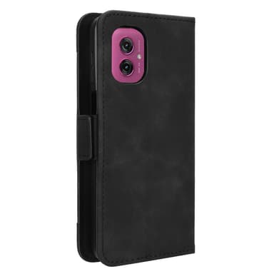 For Motorola Moto G55 5G Flerkortslommer Stativdeksel Lommebokdeksel - Svart