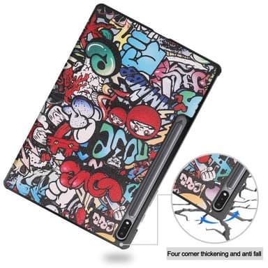 Slim Fit Dekseldeksel Til Samsung Galaxy Tab S10+ (S10 Plus) - Graffiti