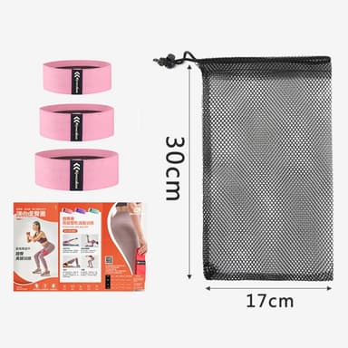 3 stk/sett Yoga Fitness Resistance Bands Latex Squat Treningsløkker Strekkbånd XL