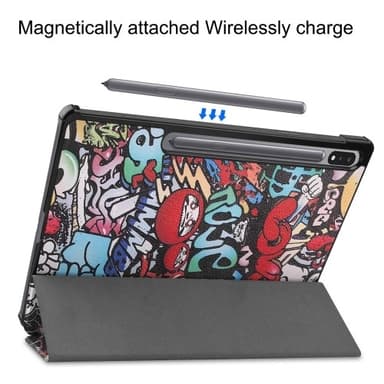 Slim Fit Dekseldeksel Til Samsung Galaxy Tab S10+ (S10 Plus) - Graffiti