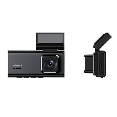 2K Ultra HD WiFi nattsyn foran og bak bil Dash Cam med parkeringsmonitor
