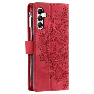 For Samsung Galaxy A26 / A16  Lommebok Deksel Shell Mandala Blomstermønster