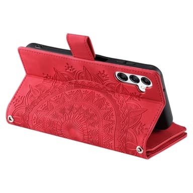 For Samsung Galaxy A26 / A16  Lommebok Deksel Shell Mandala Blomstermønster
