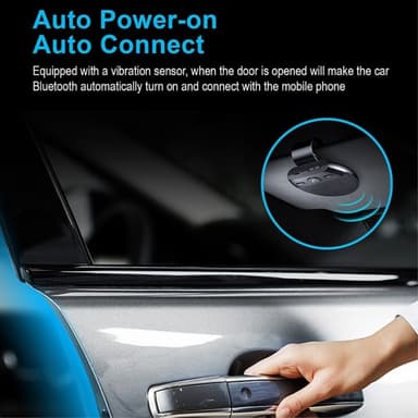 SP11 for bil Bluetooth V5.0 høyttaler Håndfri samtale Bilsett Musikkspiller