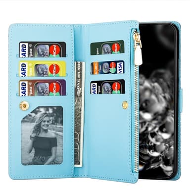 For Samsung Galaxy S25+ Etui Stjernehimmel Gravert Lommebokdeksel