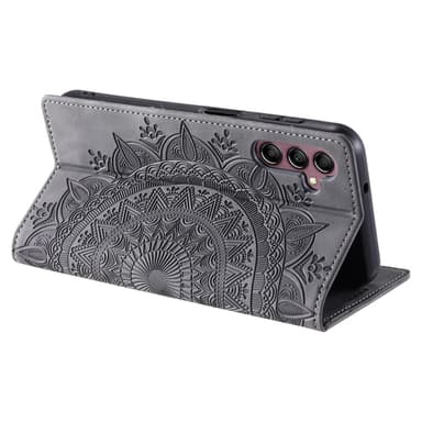 For Samsung Galaxy S25 Lommebok Deksel Shell Mandala Blomstermønster