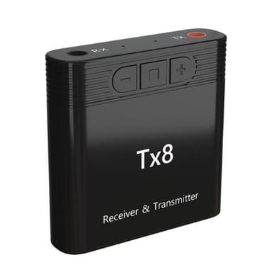 2-i-1 Bluetooth-sendermottakeradapter for musikklydmottaker