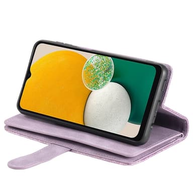 Til Samsung Galaxy A26 5G Deksel med Glidelås og 9 Kortspor