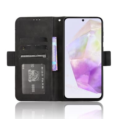 Til Samsung Galaxy A56 Lommebok-deksel - Svart