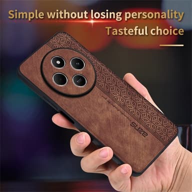 AZNS til Xiaomi Redmi 14C 4G Deksel Beskyttende PU lærduk TPU-deksel
