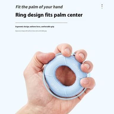 Håndgrepsforsterker Underarm Finger Håndleddmuskeltrener - 50-60LB/grå