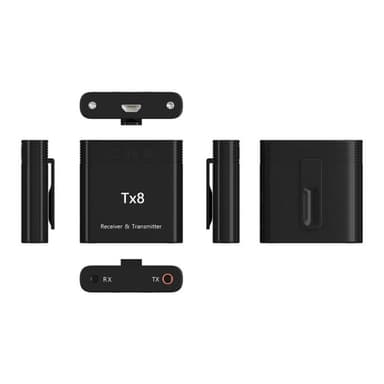 2-i-1 Bluetooth-sendermottakeradapter for musikklydmottaker