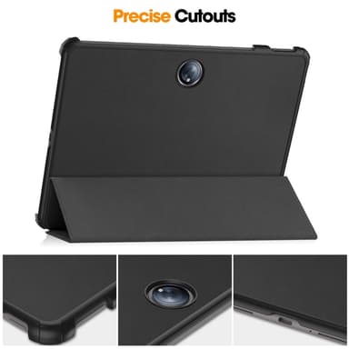 Slim Fit Dekselveske til OnePlus Pad 2 Auto Wake/Sleep - Svart