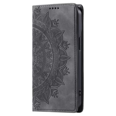 For Samsung Galaxy S25 Lommebok Deksel Shell Mandala Blomstermønster