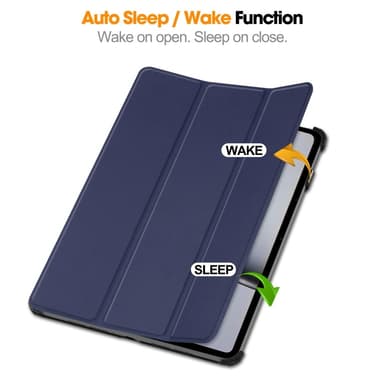 Slim Fit Dekselveske til OnePlus Pad 2 Auto Wake/Sleep - Mørkeblå