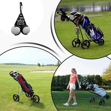 Golfballholder Funny Letters Doble golfballer Golfgave - Stil C