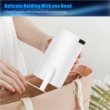 Pro-projektor Android 11.0 2.4G/5G WiFi 6 Bluetooth 5.0 1280* 720P Hjemmekino