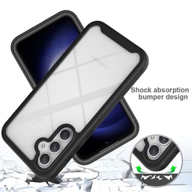 Til Samsung Galaxy A56 / A36 PC+TPU-deksel med støtsikker telefonveske