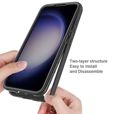 Til Samsung Galaxy A56 / A36 PC+TPU-deksel med støtsikker telefonveske
