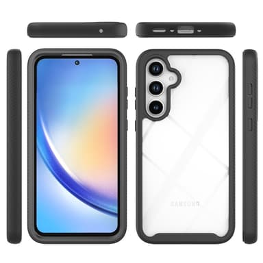 Til Samsung Galaxy A56 / A36 PC+TPU-deksel med støtsikker telefonveske