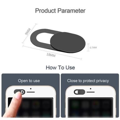 6stk Anti-Spy Datakamerabeskyttelsesglidebryter Anti-Peep Privacy - Starry Sky 2