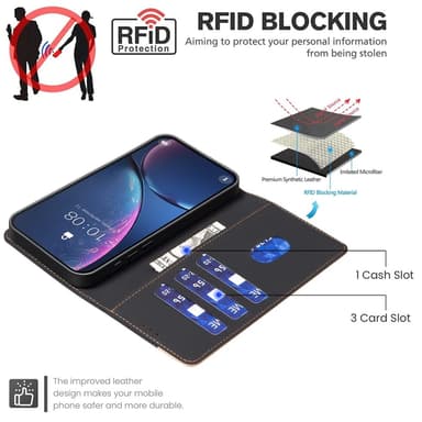 BINFEN Lommebok-deksel til Xiaomi Redmi 14C