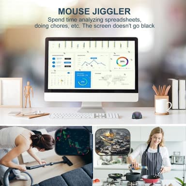 2,4G trådløs mus Jiggler trådløs 7-knappers lyseffektstøtte 800/1200/1600DPI