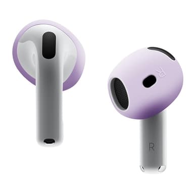 For AirPods 4 ørepropper Sklisikkert silikonetui Ørepropper Ørepropper - Lavendel