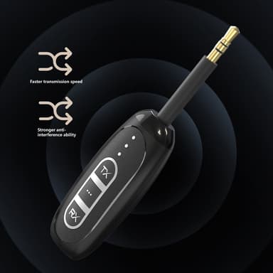 Bluetooth 5.4-sendermottaker Low Latency 3,5 mm trådløs lydadapter