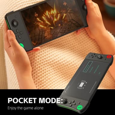 Kompatibel med Nintendo Switch Joy-Con Controller Bluetooth Gamepad - Rød+Blå