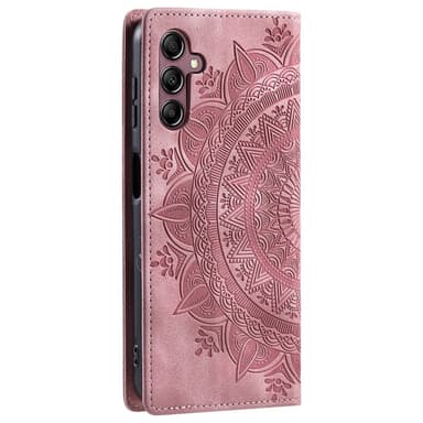 For Samsung Galaxy S25 Lommebok Deksel Shell Mandala Blomstermønster