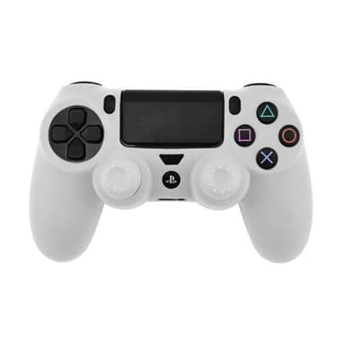 Deksel til Sony PlayStation 4 Pro Slim PS4 Anti-Slip Silikon Huddeksel - Hvit