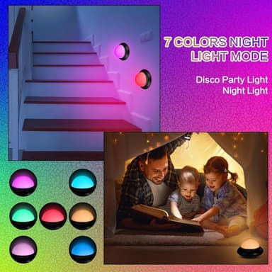 Disco Ball Light scenebelysning RGB Rotating Atmosphere Party Lamp