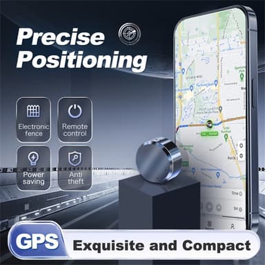 Smart Global Positioning Anti-Lost Tracker GPS-lokalisator 220mAh - Hvit