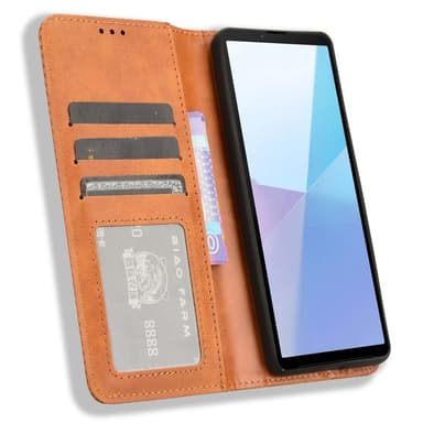 Xperia 10 Vi Lommebok-deksel - Brun