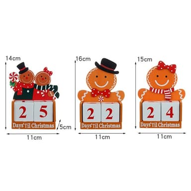 Nedtelling til julepepperkakemannen Adventskalender i tre