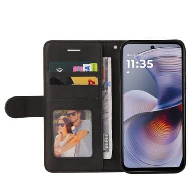 KT Lommebok-deksel til Motorola Moto G55 - Svart