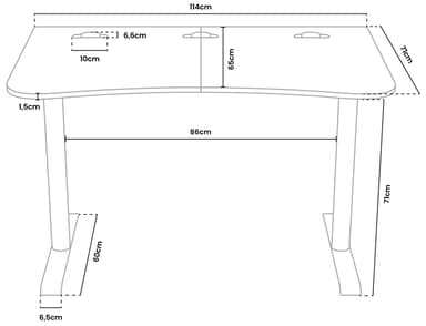Arozzi Arena Small gamingbord