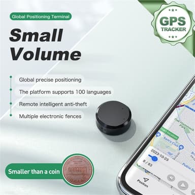 Smart Global Positioning Anti-Lost Tracker GPS-lokalisator 220mAh - Hvit